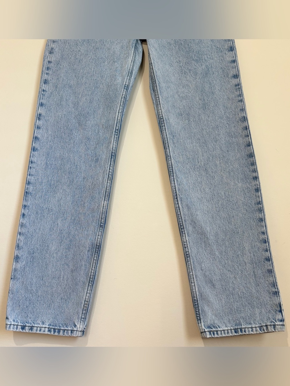 Levi’s Low Pro Straight High Rise Light Wash Cotton Relaxed Preppy Slouchy Jeans - Picture 6 of 16